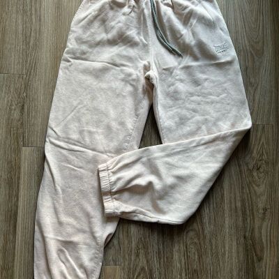 EVERLAST Pants Sz.M Jogger Fleece Lined Boxing Tracksuit Sweatpants Light Pink